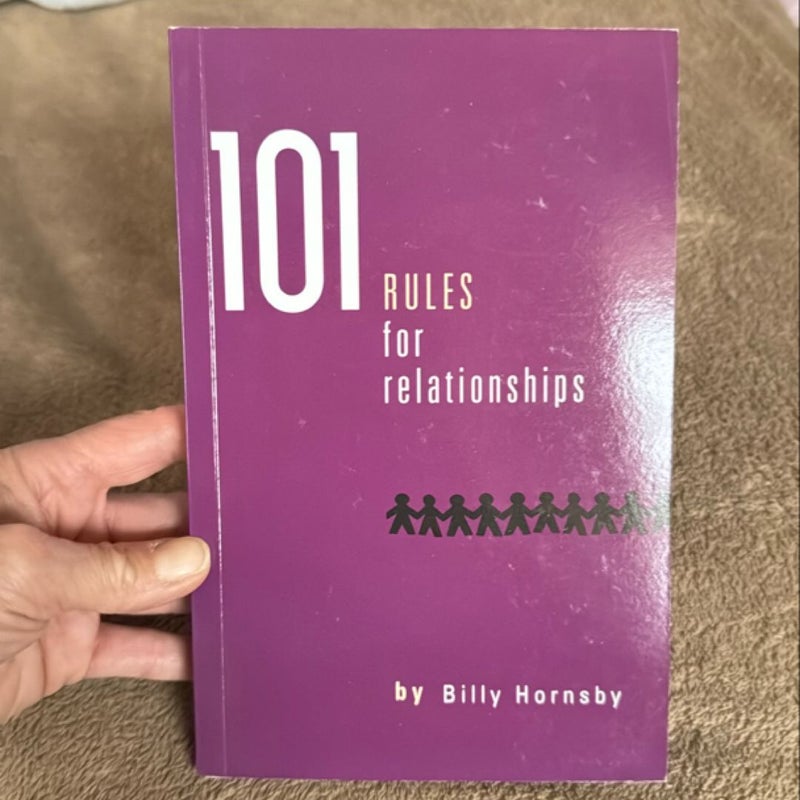 101 Rules for Relationships