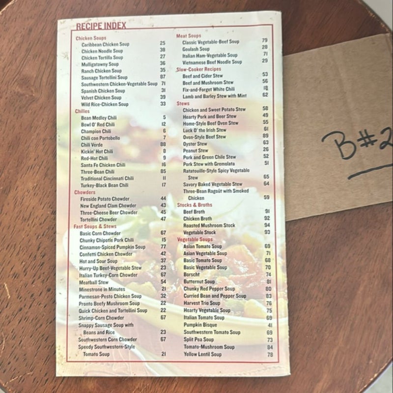 Soups and  Stews