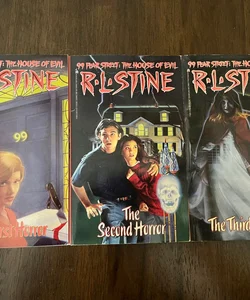 R.L. Stine 99 Fear Street House of Evil Trilogy First, Second & Third Horror Lot