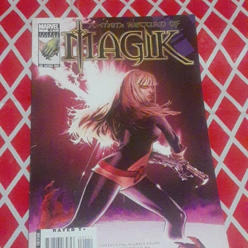 X-Men Return of Magik single issue comic book. Marvel 2008