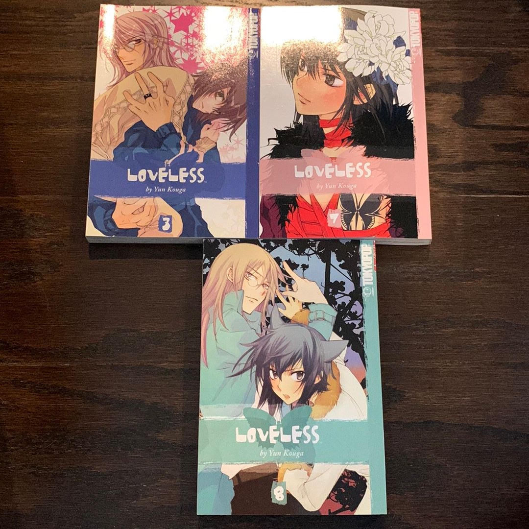 Loveless Manga 3,7,8 by Yun Kouga, Paperback | Pangobooks