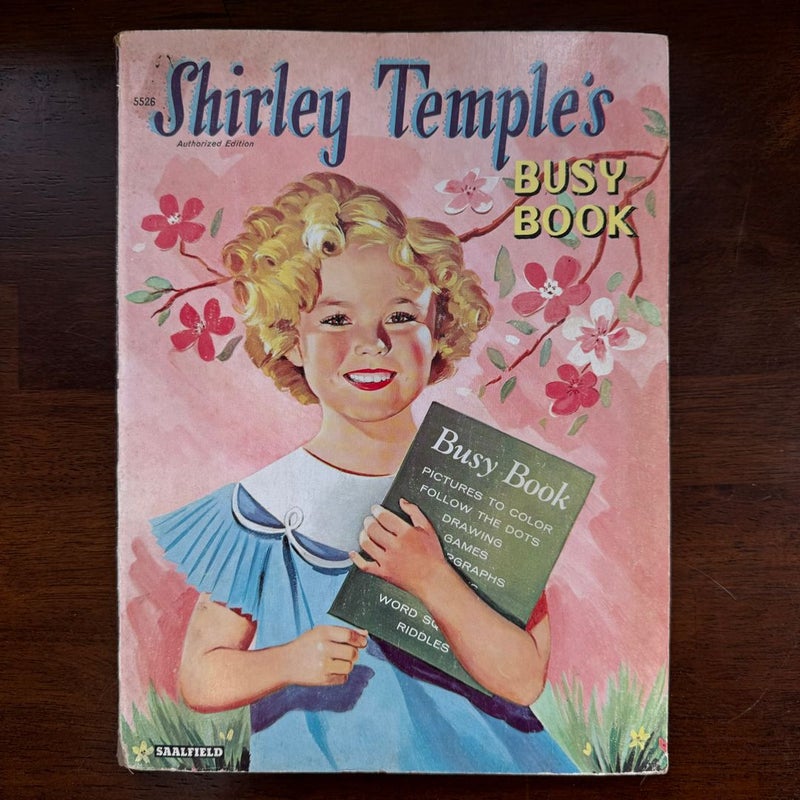 Vintage 1950s/60s Shirley Temple Treasury Book & Busy Book Bundle
