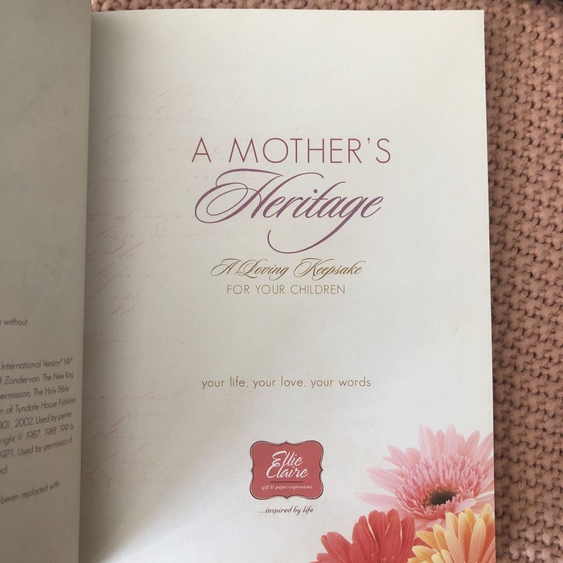 A Mother's Heritage Journal