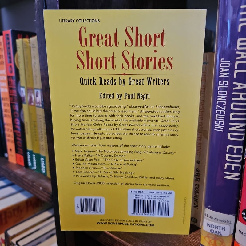 Great Short Short Stories