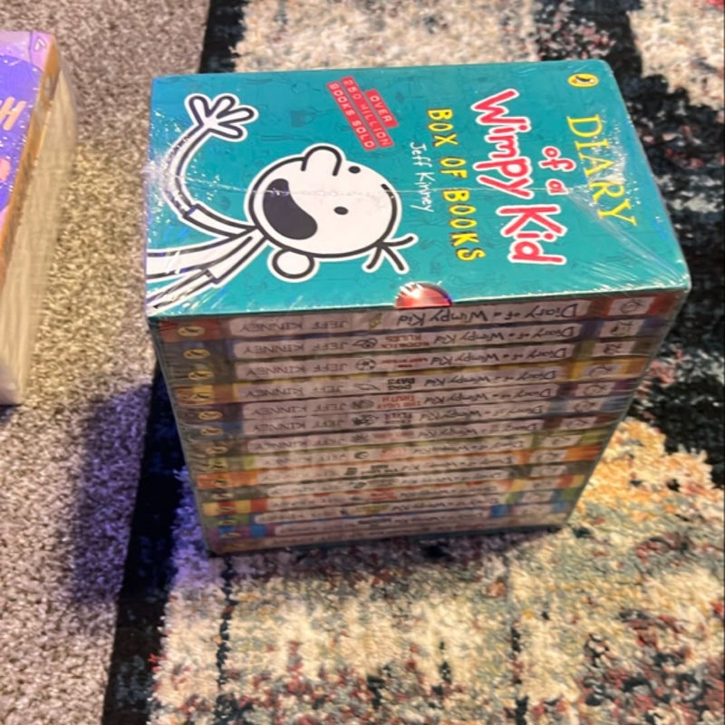 Diary of a Wimpy Kid 12 Books Complete Collection Set New(Diary Of a Wimpy Kid,Rodrick Rules,The Last Straw,Dog Days,The Ugly Truth,Cabin Fever,The Third Wheel,Hard Luck,The Long Haul,Old School..etc