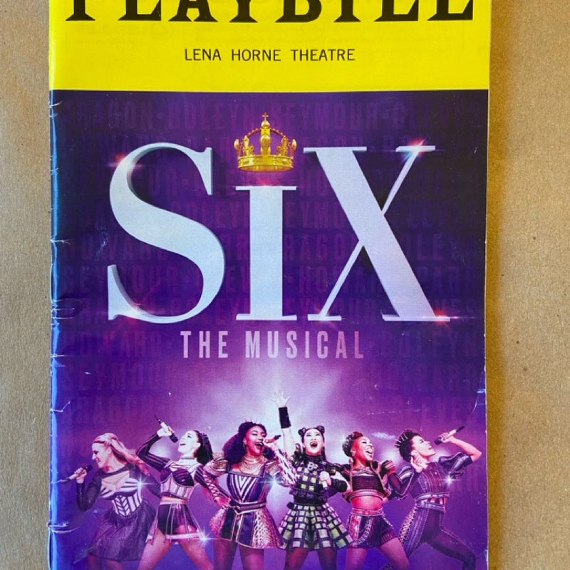 Six The Musical Playbill