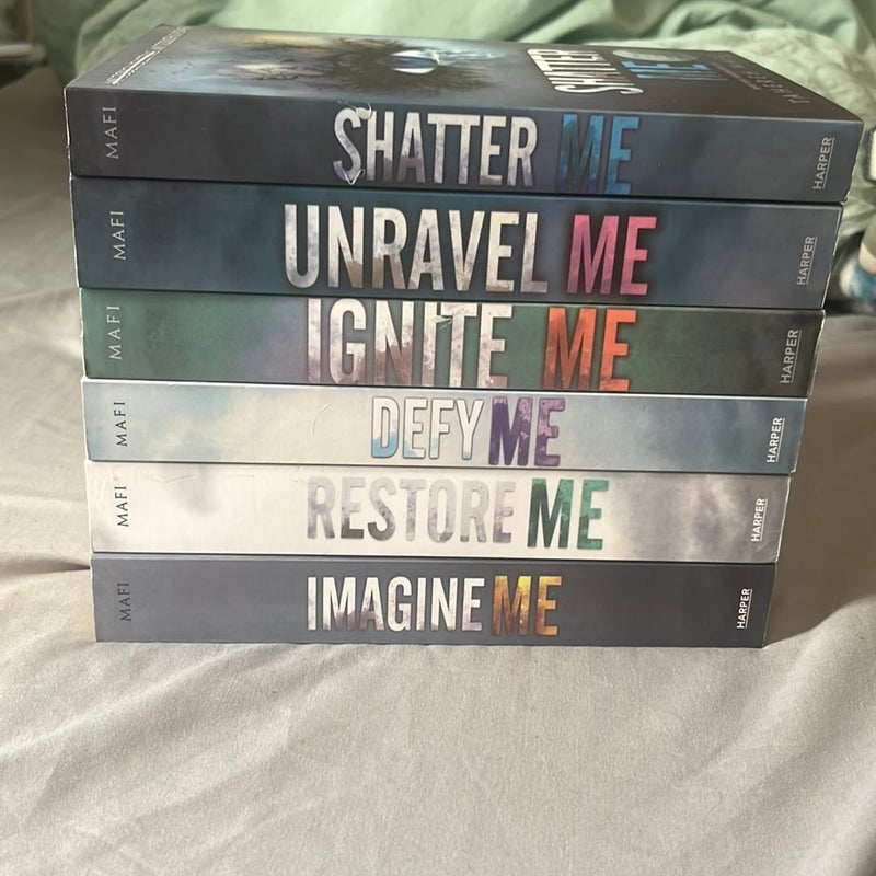 Shatter Me Series 8 Books Collection Set By Tahereh Mafi Restore Me  (Imagine Me, Find Me, Unravel Me, Unite Me, Restore Me, Defy Me, Shatter  Me, Ignite Me): : Tahereh Mafi, Imagine