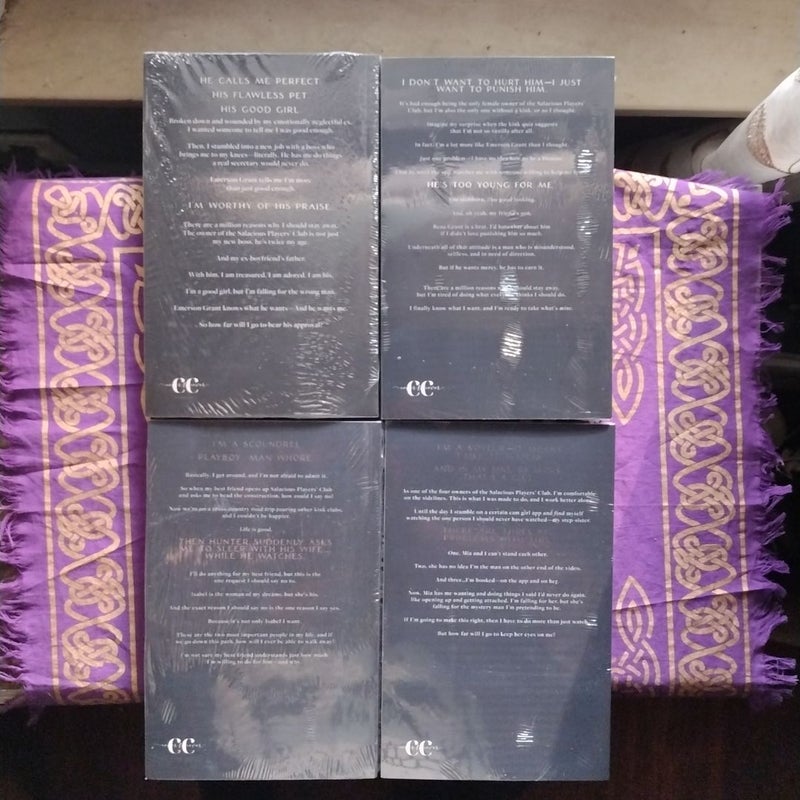 Salacious Players Club Series ( Books 1-4 ) Cover to Cover Special Editions 