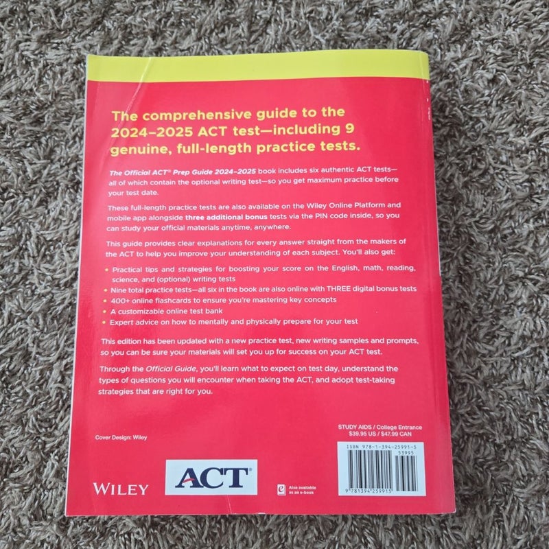 The Official ACT Prep Guide 2024-2025