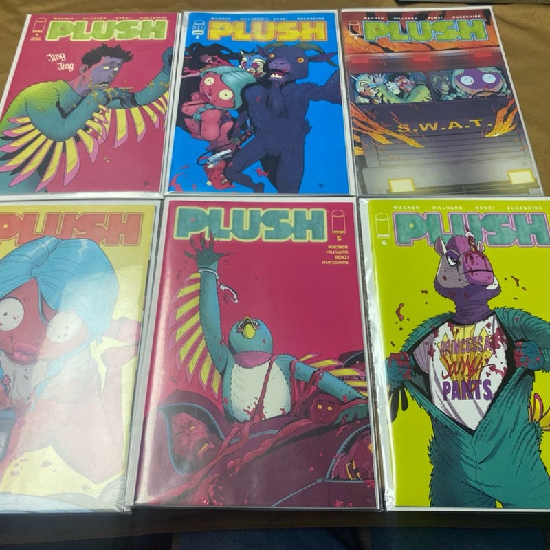 Plush Comics Full Set (issues 1 - 6)