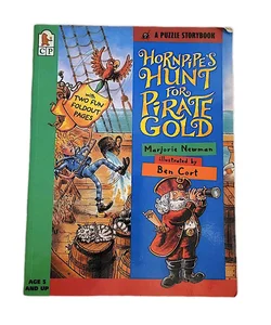 Hornpipe's Hunt for Pirate Gold by Marjorie Newman- Search & Solve Adventure Puzzle Game Storybook