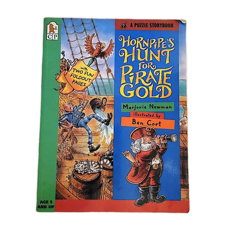 Hornpipe's Hunt for Pirate Gold by Marjorie Newman- Search & Solve Adventure Puzzle Game Storybook