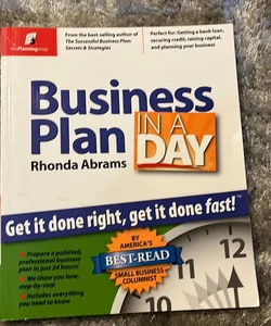 Business Plan in a Day