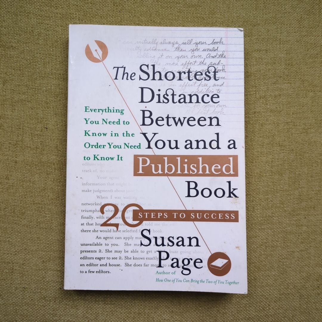 Shortest Distance Between You and a Published Book