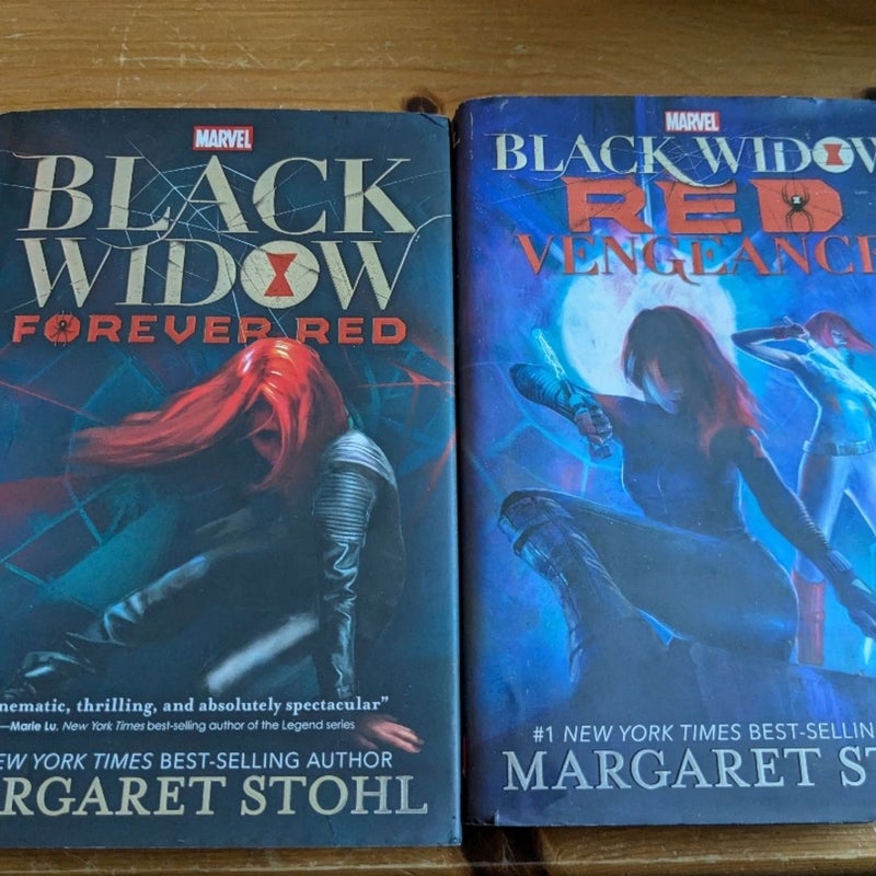 Black Widow Forever Red and Red Vengeance 2 Book Lot