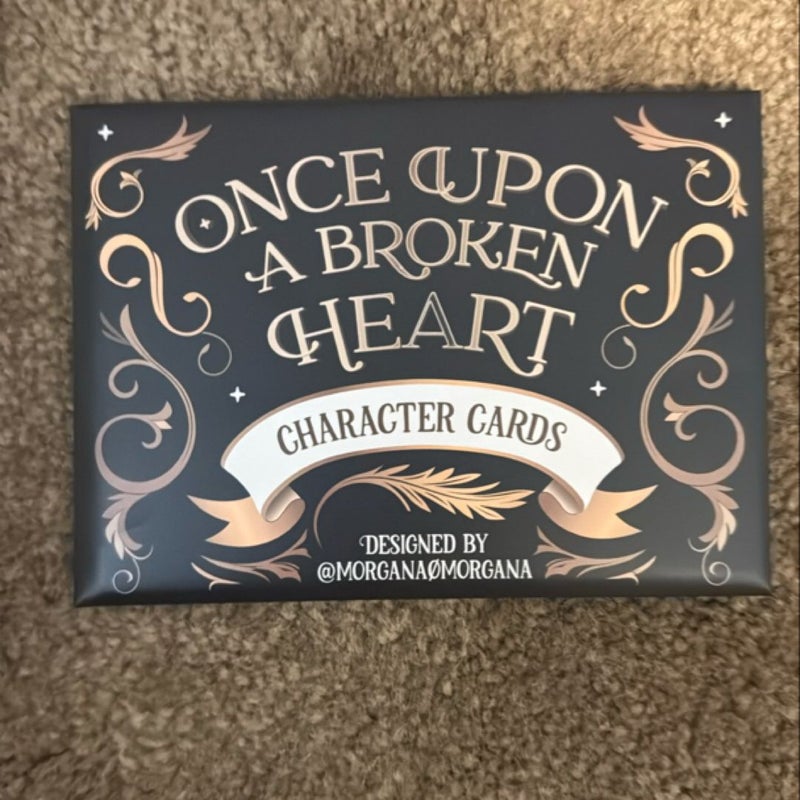 Once Upon a Broken Heart Character Cards (Fairyloot)