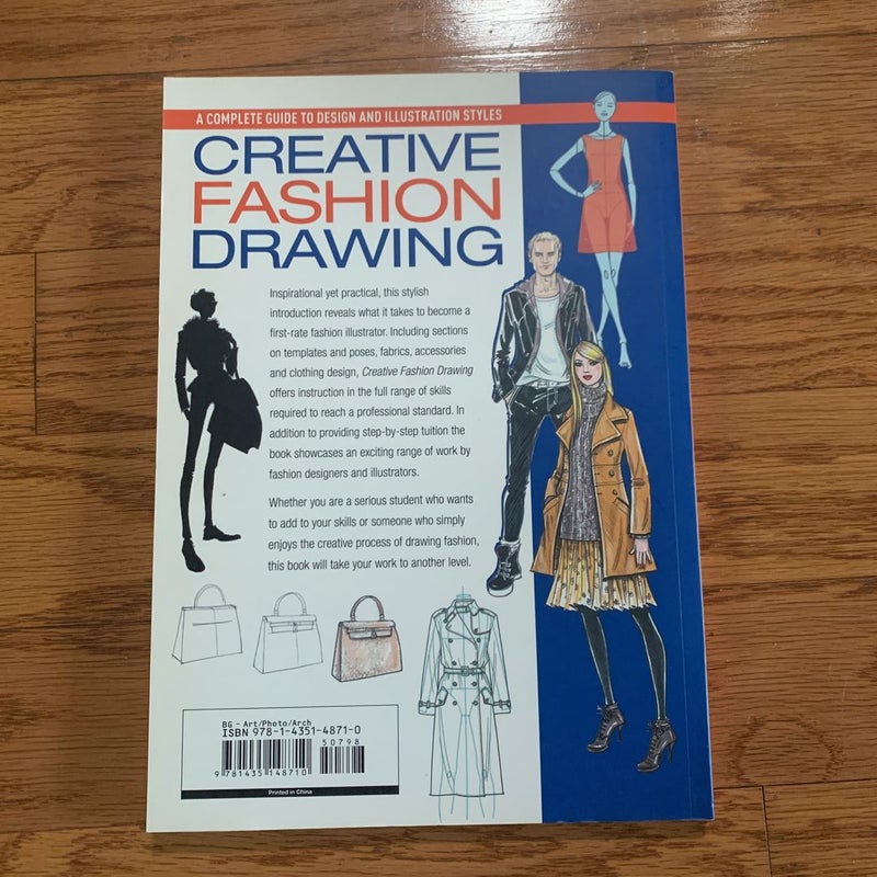 Creative fashion drawing