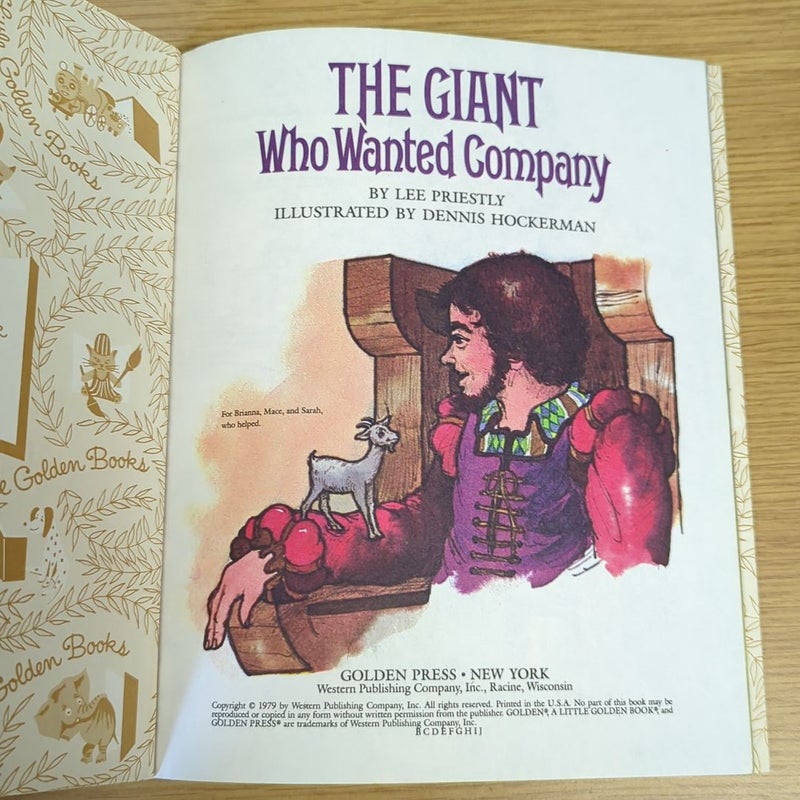 The Giant Who Wanted Company 