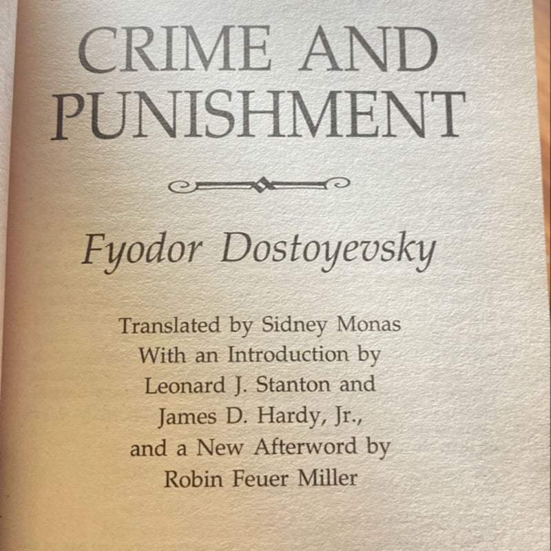 Crime and Punishment