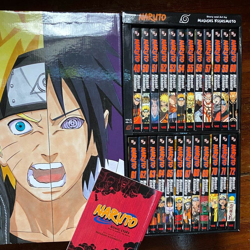 Naruto Manga Box Set 3 (49-72)