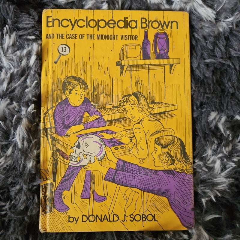 Encyclopedia Brown and the Case of the Midnight Visitor *First Edition* *Vintage*