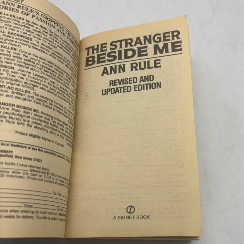 Stranger Beside Me by Ann Rule (1981, Mass Market)