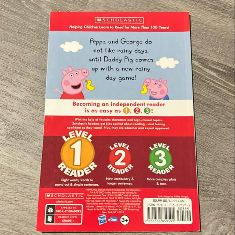 Rainy Day (Peppa Pig: Scholastic Reader, Level 1) (Media Tie-In)