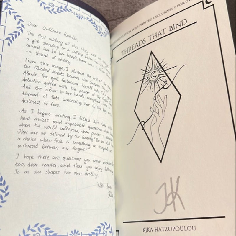 Threads That Bind *SIGNED OWLCRATE*