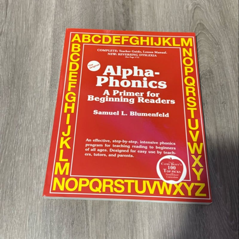 Alpha-Phonics a Primer for Beginning Readers