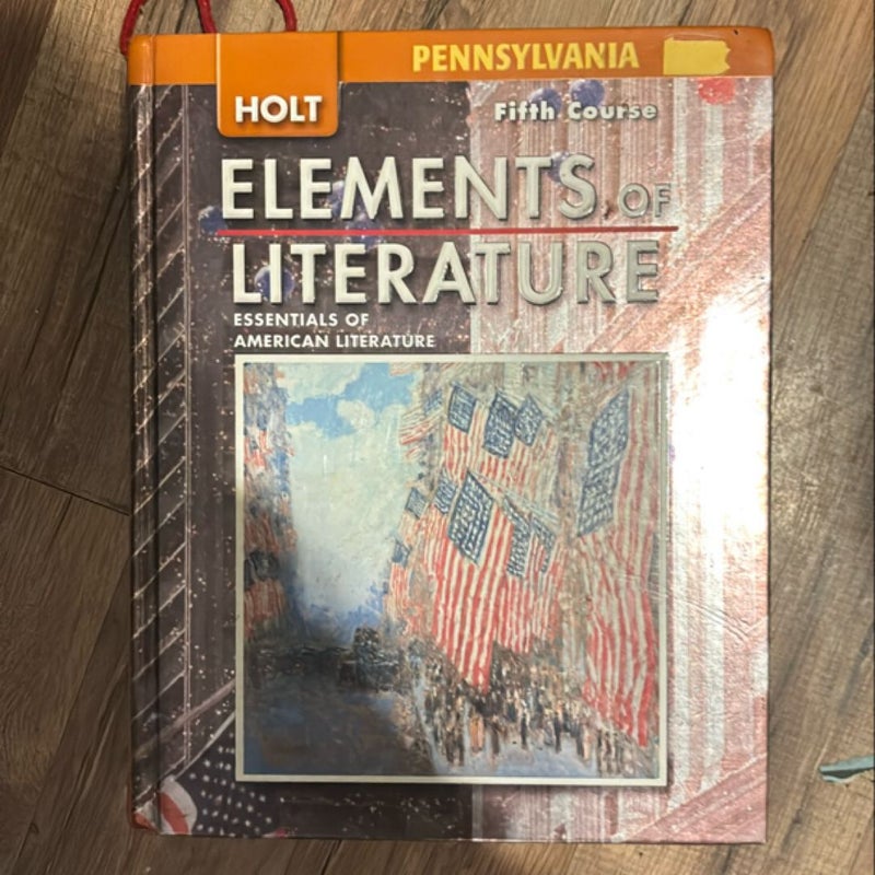 Holt Elements of Literature Pennsylvania