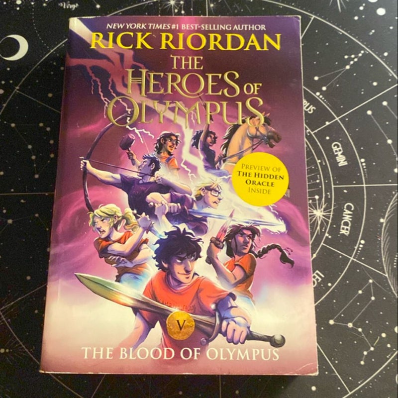 Heroes of Olympus, the, Book Five the Blood of Olympus ((new Cover))