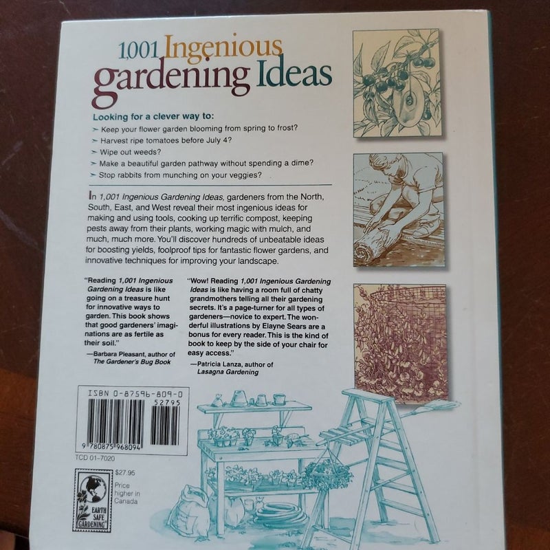 1,001 Ingenious Gardening Ideas