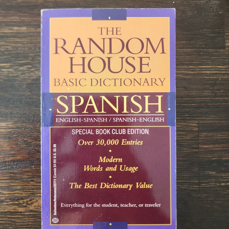 The Random House Basic Dictionary- Spanish