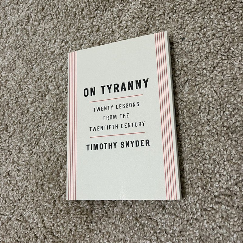 On Tyranny
