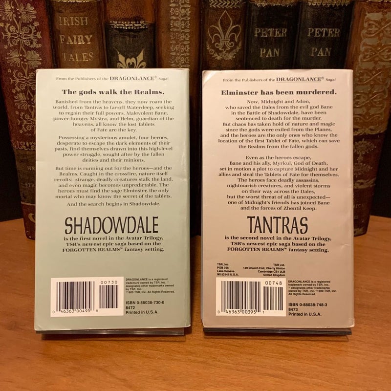 Vintage Forgotten Realms: Avatar 1 & 2: Shadowdale, Tantras