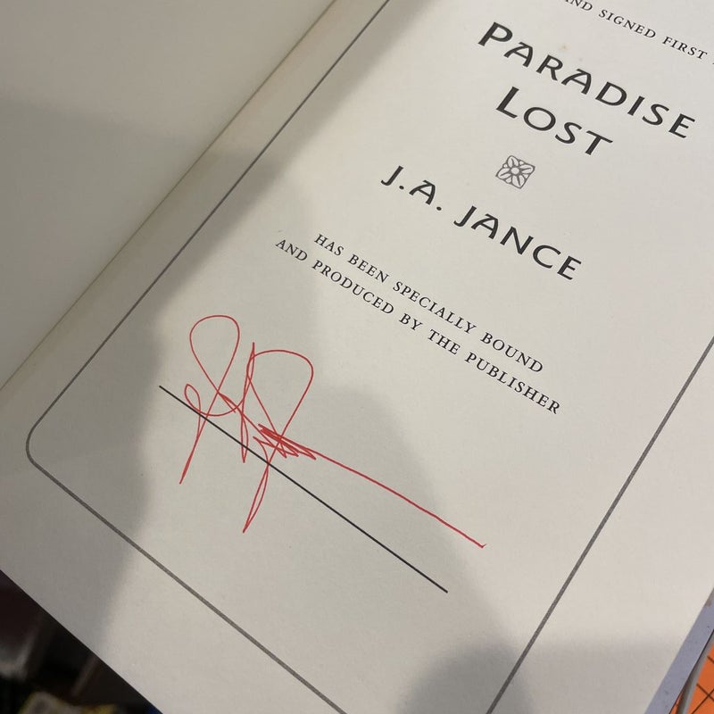 Paradise Lost *Signed by Author*