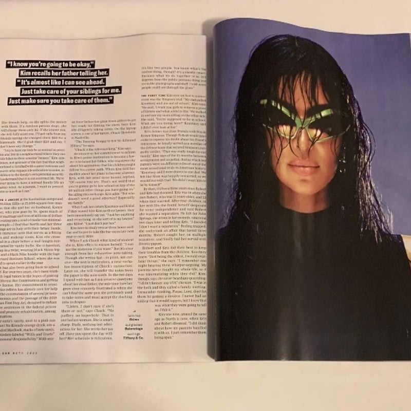 GQ Kim Kardashian & Travis Scott Issue 12/23 1/24 Magazine