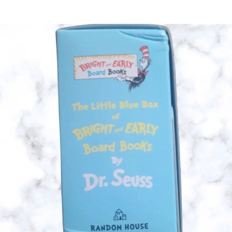 The Little Blue Box of Bright and Early Board Books by Dr. Seuss