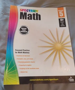 Spectrum Math, Grade 5 Workbook