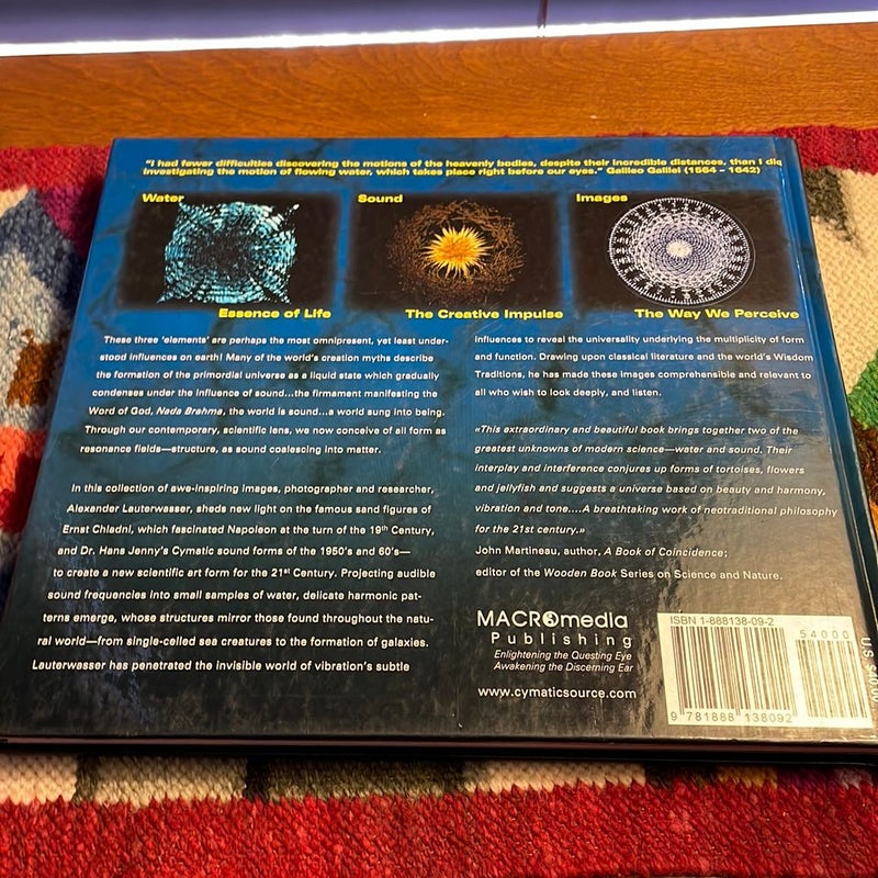 Water Sound Images by Alexander Lauterwasser, Hardcover | Pangobooks