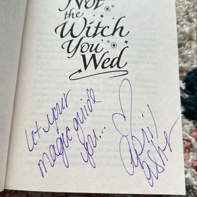 Not the Witch You Wed (signed)