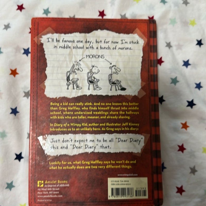 Diary of a Wimpy Kid # 1 Cartoon Novel Hardcover