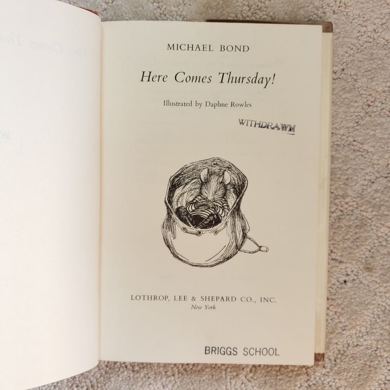 Here Comes Thursday (1st American Edition, 1967)