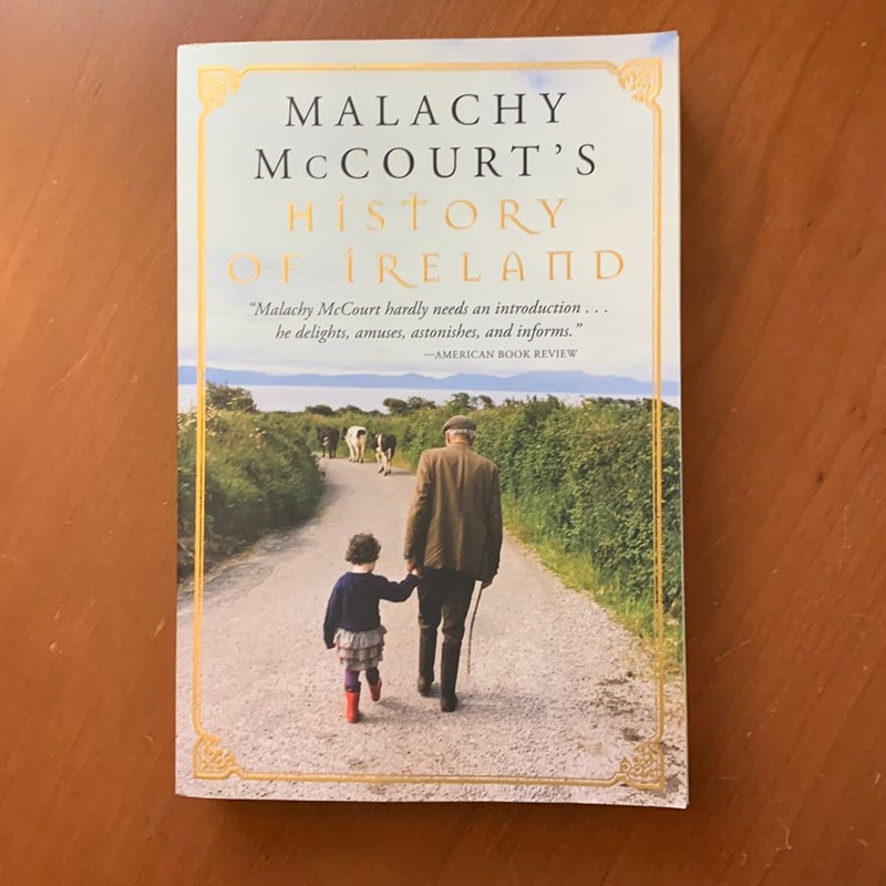 Malachy Mccourt's History of Ireland (paperback)