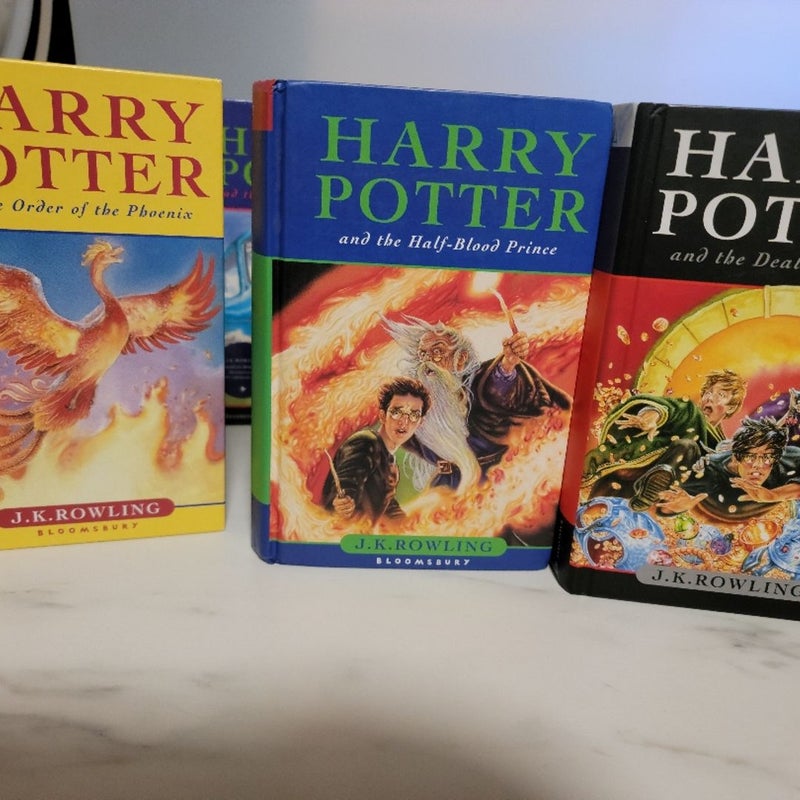 Harry Potter Bloomsbury UK 1-7 full set