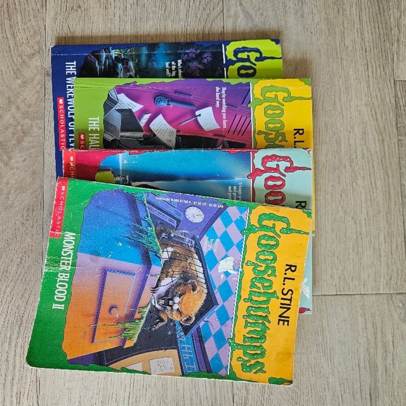 Goosebumps book lot 