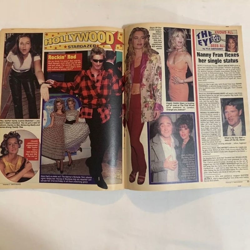  The National Examiner “Selena’s Killer, DI Slaps Fergie” Issue December 1998