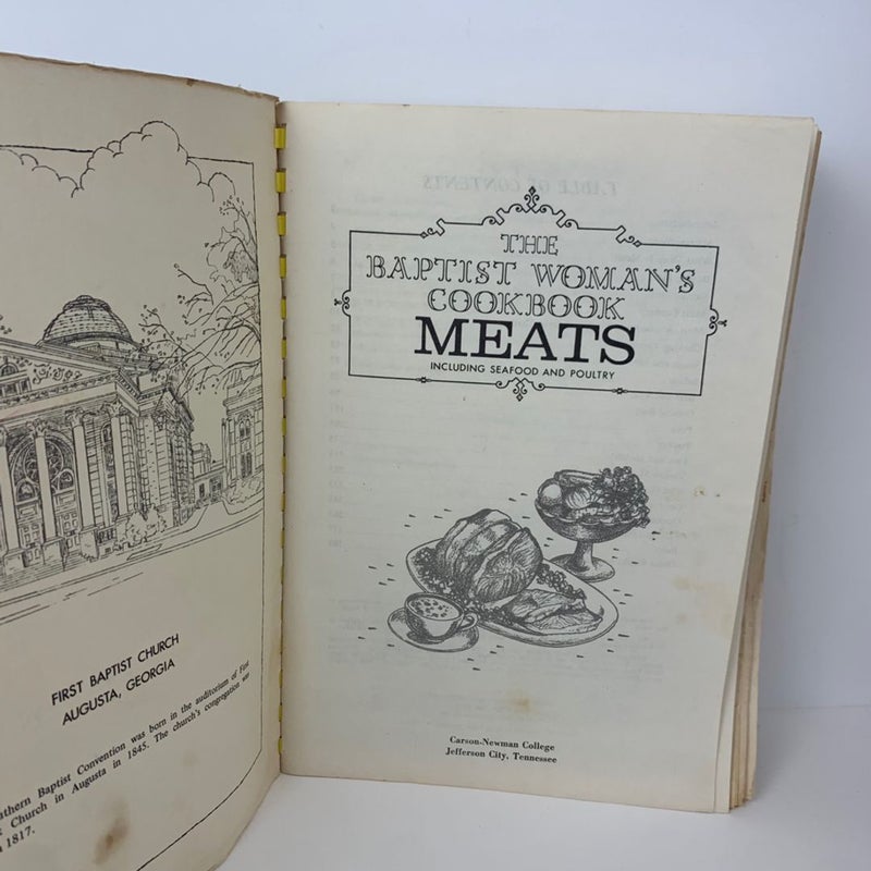 The Baptist Woman’s Cookbook Meats Including Poultry And Seafood