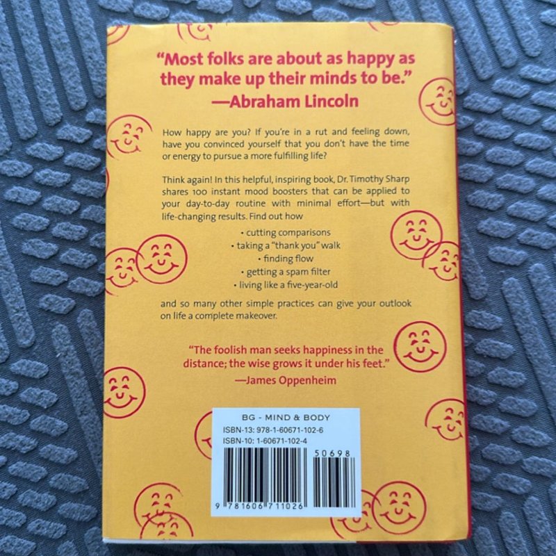 100 Ways to Happiness by Dr. Timothy J. Sharp, Hardcover | Pangobooks