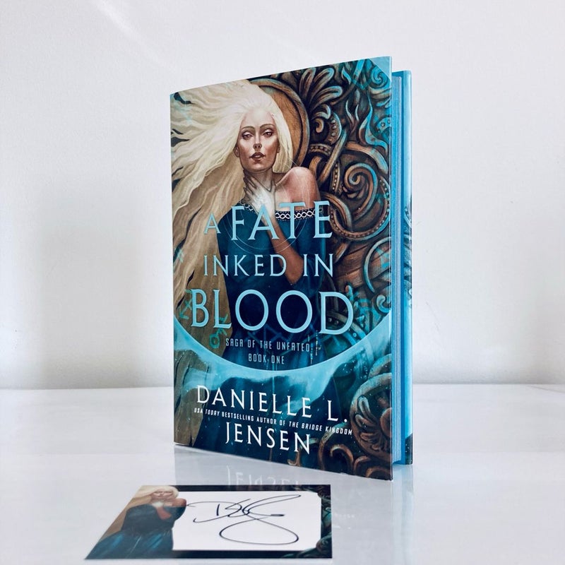 A Fate Inked In Blood Signed First Edition 
